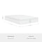 Martha Stewart SleepComplete 12 Inch Full Medium Firm Triple-Action Cooling Gel Memory Foam Mattress CL-MODD1-12F-MS - alternate 19